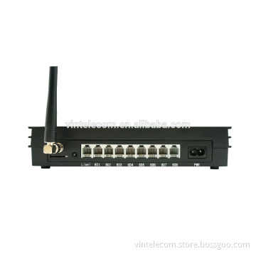 China PBX factory VinTelecom supply / GSM Wireless PSTN PABX system / MS108-GSM / New design